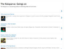 Tablet Screenshot of goingson.kalaparva.com