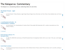 Tablet Screenshot of commentary.kalaparva.com